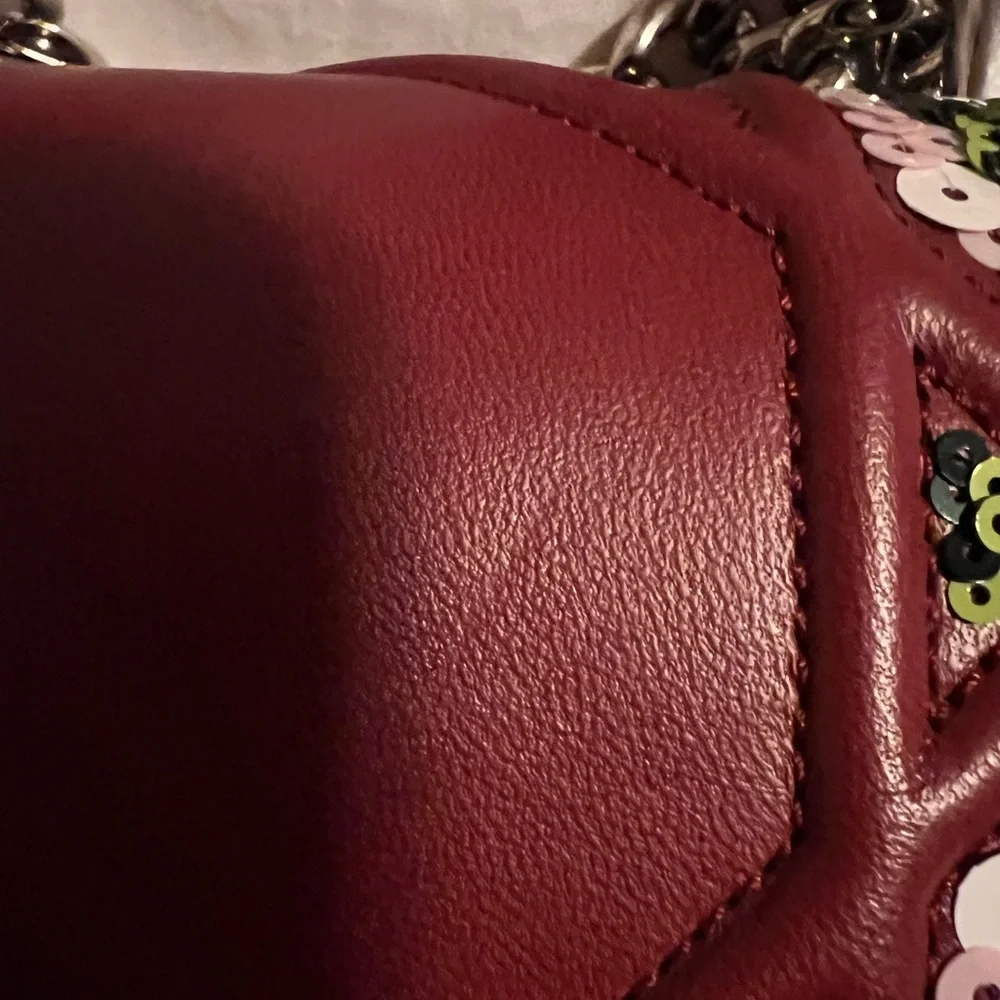 Dior burgundy Sequin Women's Bag - Picture 2 of 9